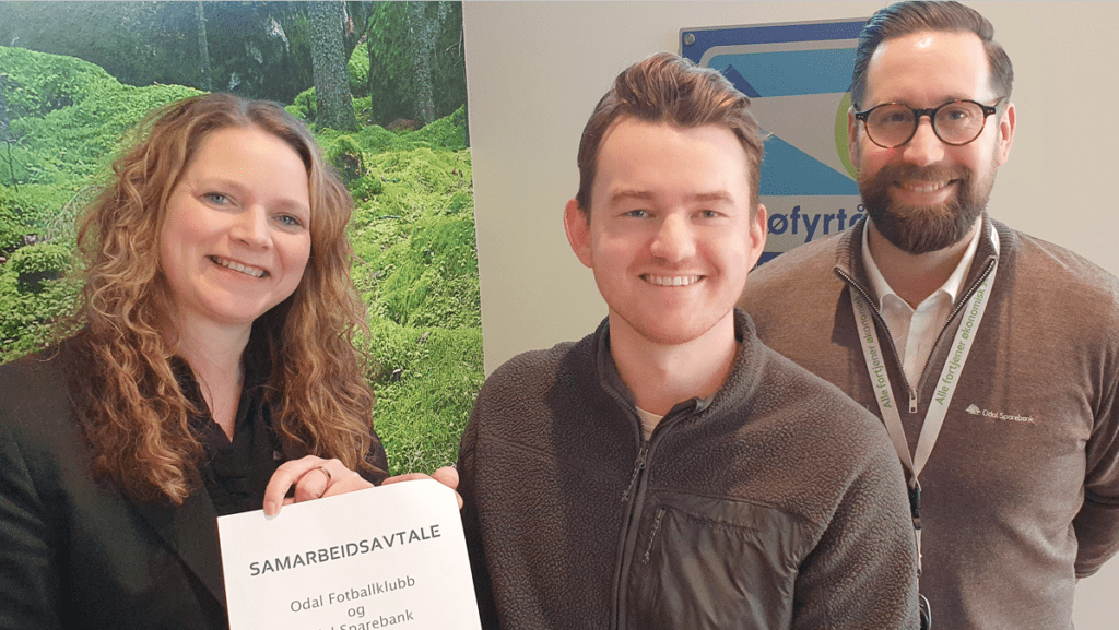 Bilde av Odal Sparebank og Odal FK